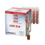 ХПК (O2), 100-2000 мг/л, Тест-набор LANGE LCK514, (25 тестов), Аттест.методика 100 – 2000 мг/л*